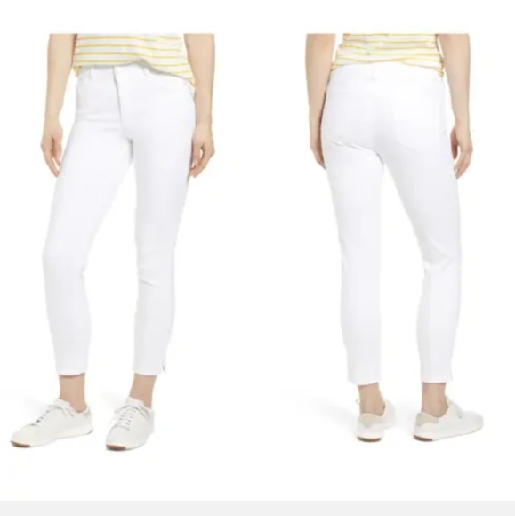 Wit & Wisdom Women's White Ab SolutionHigh Rise Ankle Skimmer Jeans Size 6 - Picture 1 of 11